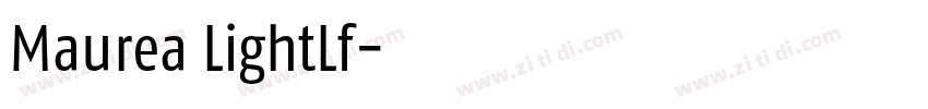 Maurea LightLf字体转换
